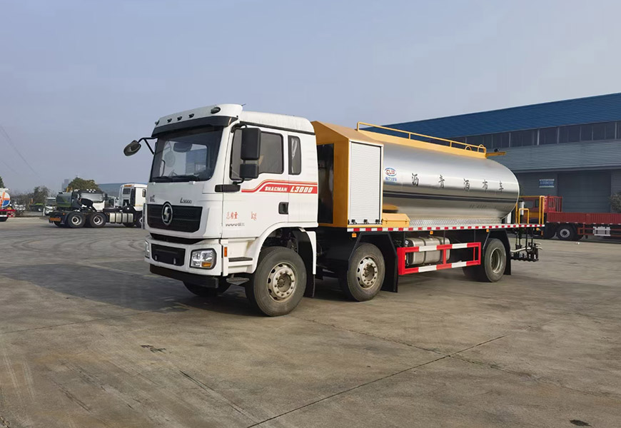 程力CL5250GLQ6BLS型陜汽小三軸16方智能瀝青灑布車